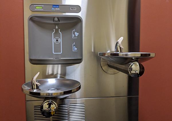 New filtered water stations