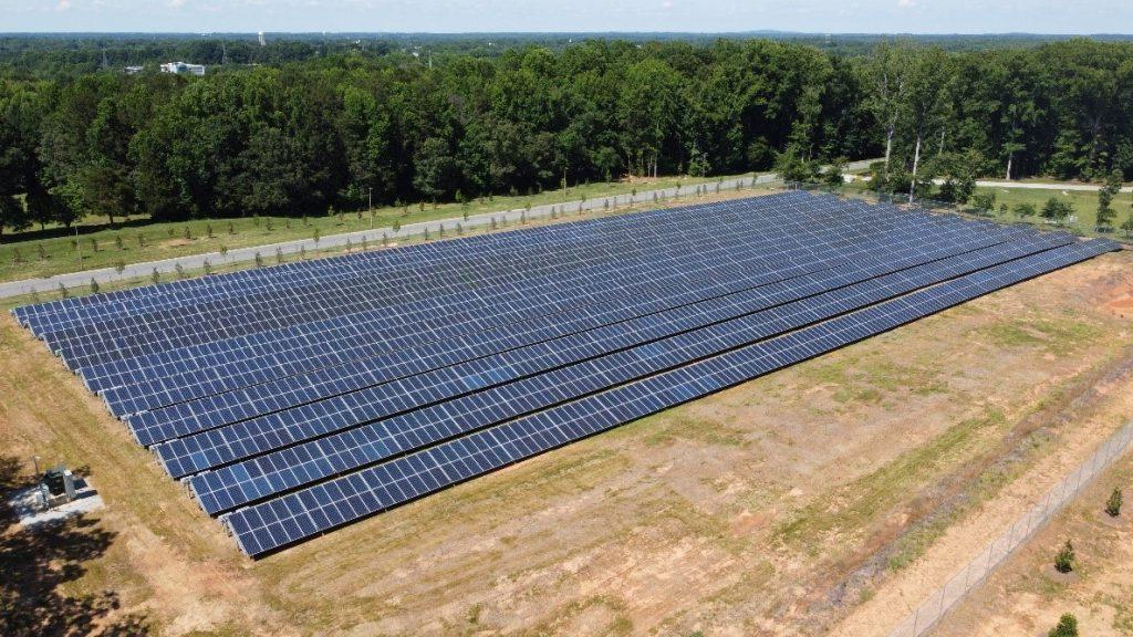 Solar Field at the Old Concord Road Entrance